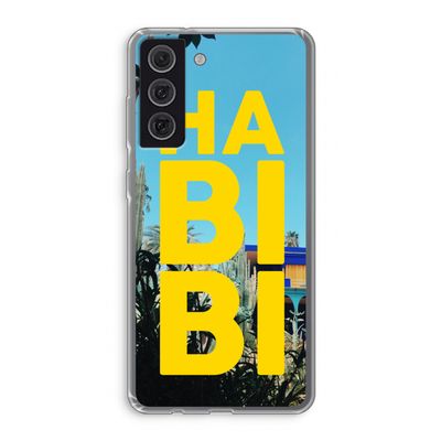 Habibi Majorelle : Samsung Galaxy S21 FE Transparant Hoesje
