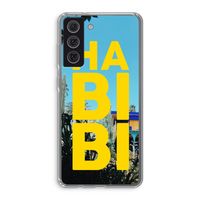 Habibi Majorelle : Samsung Galaxy S21 FE Transparant Hoesje