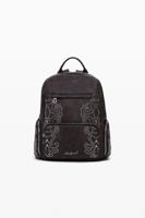 Kleine rugzak met zakken en studs - BROWN - U Kleine rugzak met zakken en studs - BROWN - U