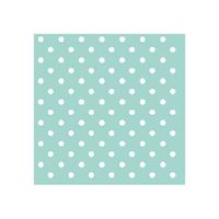 Servetten met stippen aqua groen/blauw 3-laags 20 stuks