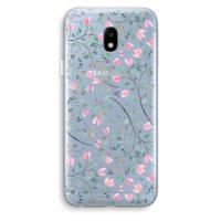 Sierlijke bloemen: Samsung Galaxy J3 (2017) Transparant Hoesje