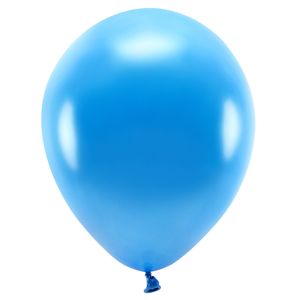 200x Blauwe ballonnen 26 cm eco/biologisch afbreekbaar