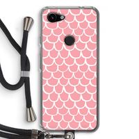 Dakpannetjes: Pixel 3a Transparant Hoesje met koord Dakpannetjes: Pixel 3a Transparant Hoesje met koord