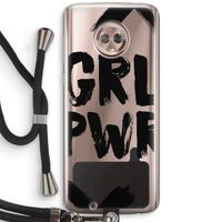 Girl Power #2: Motorola Moto G6 Transparant Hoesje met koord