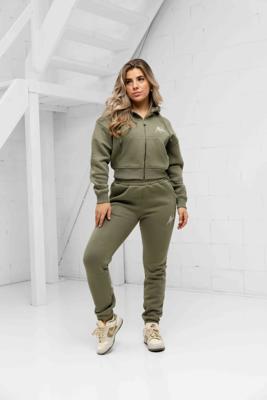 Malelions Cropped Trainingspak Dames Groen - Maat M - Kleur: Donkergroen | Soccerfanshop