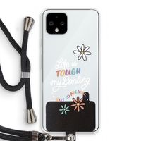 Tough Life: Pixel 4 Transparant Hoesje met koord