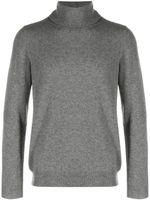 Zanone pull chiné à col roulé - Gris