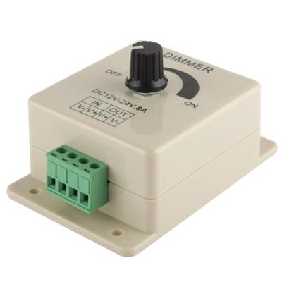 Enkele kleur Dimmer schakelaar LED Dimmer Controller voor Strip lichte DC12-24V Output stroom: 8A