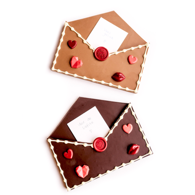 Chocolade envelop