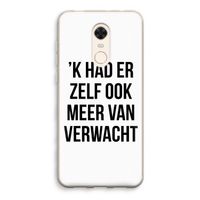 Meer verwacht: Xiaomi Redmi 5 Transparant Hoesje