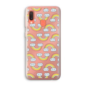 Regenboog: Samsung Galaxy A20e Transparant Hoesje