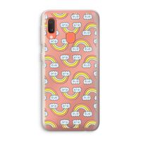 Regenboog: Samsung Galaxy A20e Transparant Hoesje