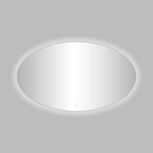 Badkamerspiegel Best Design Divo-80 LED Verlichting 80x60 cm Ovaal