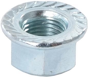 Fix-Nippel Axle nut m10x1 w.flange 10pcs.