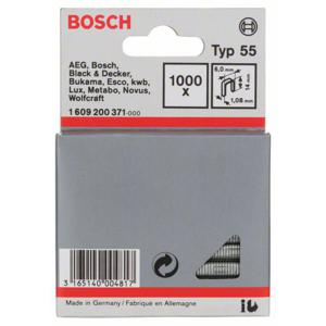 Bosch Accessories 1609200371 Nieten met smalle rug Type 55 1000 stuk(s) Afm. (l x b) 14 mm x 6 mm