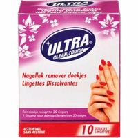 Nagellakremoverdoekjes 10 stuks