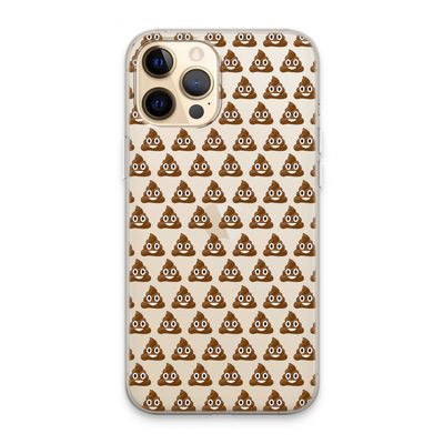 Poop emoji: iPhone 13 Pro Max Transparant Hoesje
