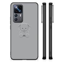 Xiaomi 12T | 12T Pro Hoesje Grijs Baby Olifant