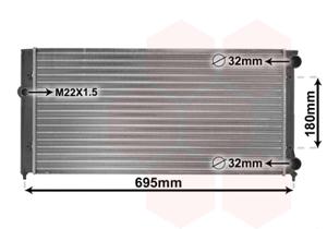 Van Wezel Radiateur 58002109