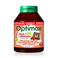 Optimax Multivitaminen Kids Aardbei Kauwtabletten