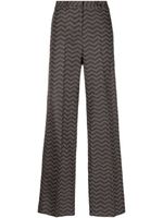 Missoni pantalon de jogging à motif zig-zag - Noir - thumbnail