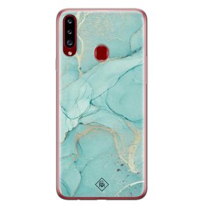 Samsung Galaxy A20s siliconen hoesje - Touch of mint