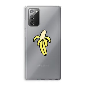Banana: Samsung Galaxy Note 20 / Note 20 5G Transparant Hoesje