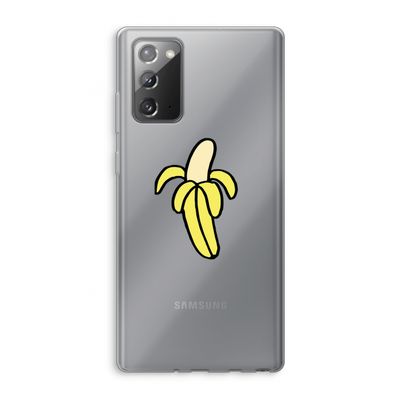 Banana: Samsung Galaxy Note 20 / Note 20 5G Transparant Hoesje