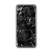 Zwart Marmer 2: Xiaomi Redmi 9 Transparant Hoesje