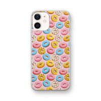 Pink donuts: iPhone 12 mini Transparant Hoesje