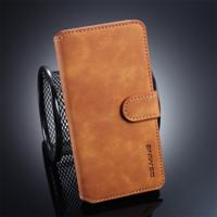 Dg. MING retro olie kant horizontale Flip beschermende case voor Huawei P30 met houder & kaartsleuven & portemonnee (bruin)