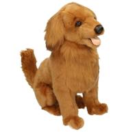 Hansa Pluche Golden Retriever - honden knuffel - 42 cm - huisdieren honden knuffel