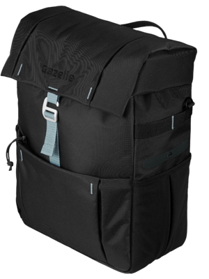 Gazelle Enkele fietstas - black / light olive