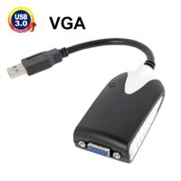 USB 3.0 to VGA Display Adapter Resolution: 1920 x 1080(Black)