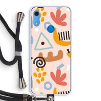 Abstract: Huawei Y6s Transparant Hoesje met koord