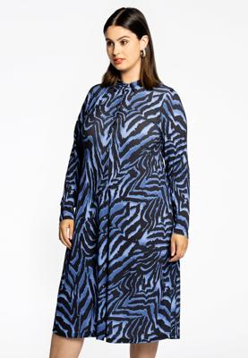 Yoek Blouse midi KAMEO | Blauw | Maat 58/60