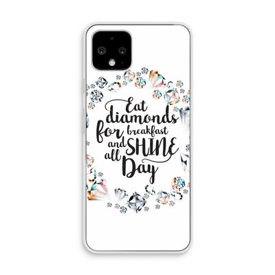 Diamonds: Pixel 4 Transparant Hoesje