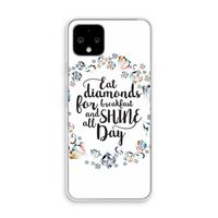 Diamonds: Pixel 4 Transparant Hoesje