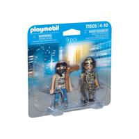 Playmobil 71505 Duopacks Tactische Politie-eenheid En Bandiet - thumbnail