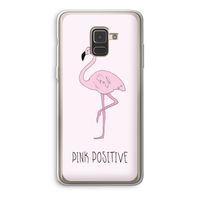 Pink positive: Samsung Galaxy A8 (2018) Transparant Hoesje Pink positive: Samsung Galaxy A8 (2018) Transparant Hoesje