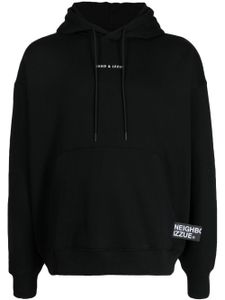 izzue x Neighborhood sweat à logo imprimé - Noir