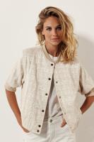 Tramontana Jacquard Bomber Jacket C08-16-803 Jackets 001101 Offwhitemelange Tramontana Jacquard Bomber Jacket C08-16-803 Jackets 001101 Offwhitemelange