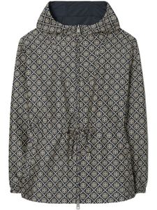 Tory Burch veste à motif T Monogram en jacquard - Bleu