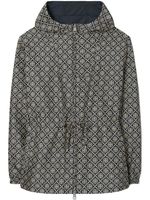 Tory Burch veste à motif T Monogram en jacquard - Bleu - thumbnail