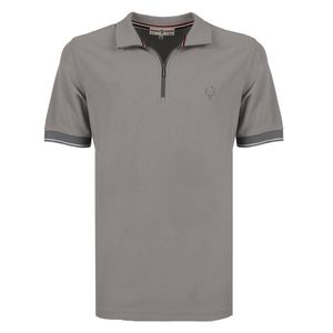 Heren Polo Stroke | Middengrijs