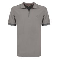 Heren Polo Stroke | Middengrijs
