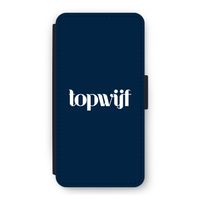 Topwijf Navy: iPhone 12 Pro Flip Hoesje