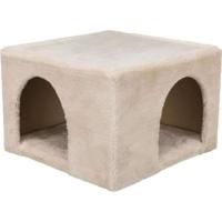 Accogliente rifugio in peluche - 36 × 25 × 36 cm - Beige - Per conigli e piccoli roditori