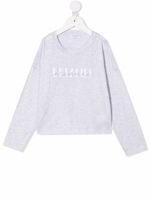 Brunello Cucinelli Kids sweat à logo - Gris - thumbnail