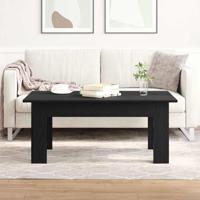 Salontafel Zwart eiken 100 x 60 x 42 cm Bewerkt hout